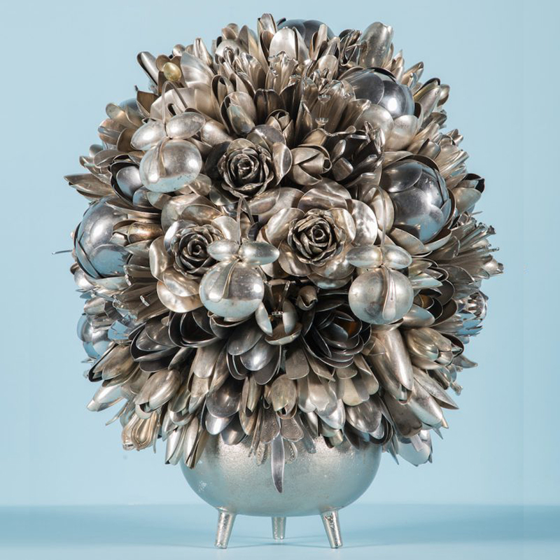 Ann Carrington bouquets metalliques