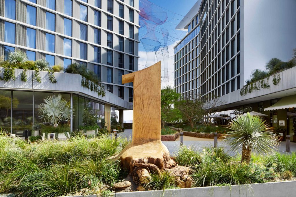 1 hotel west hollywood biophilic design hotel entry plants preserved entrée hall d'hotel