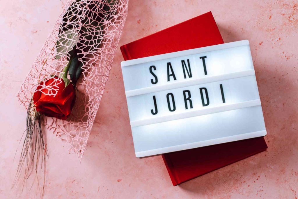 sant jordi roses stabilisées et livres